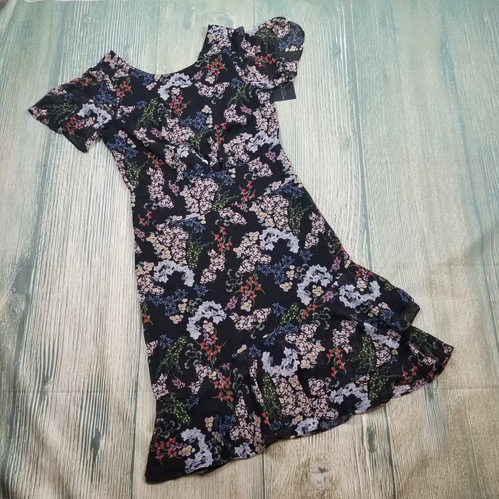 New RACHEL ROY floral print midi dress